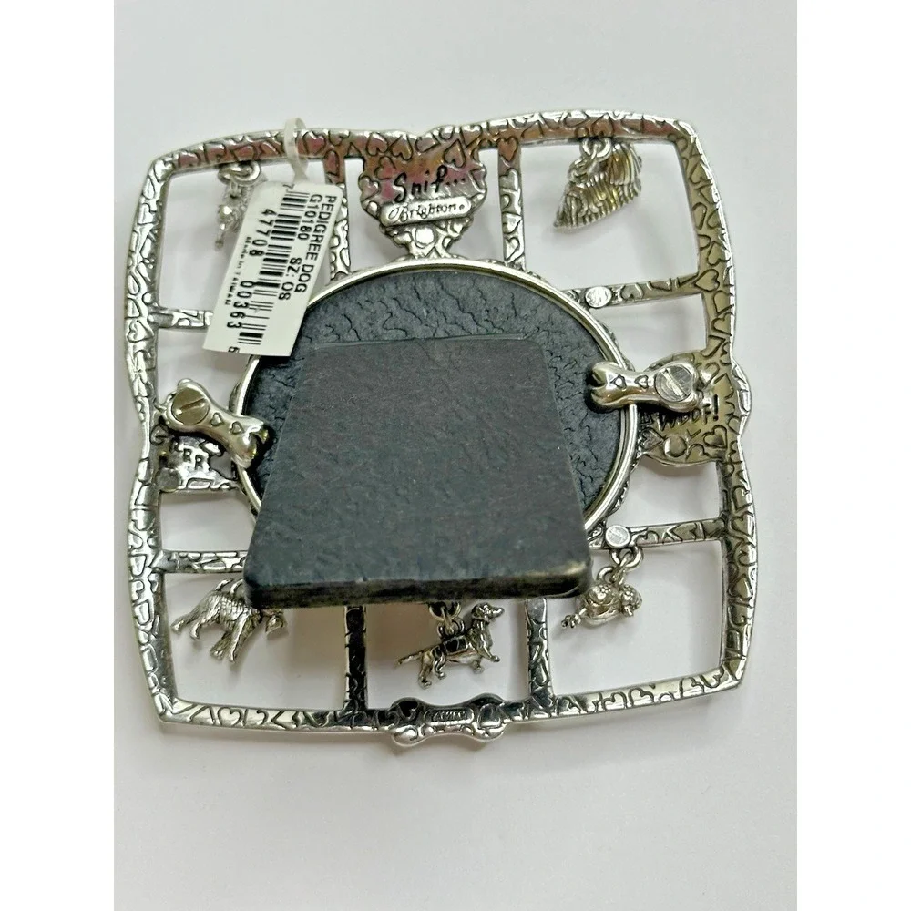 Brighton‎ Pedigree Dogs Silver Metal Photo Picture Frame Dog Charms NEW